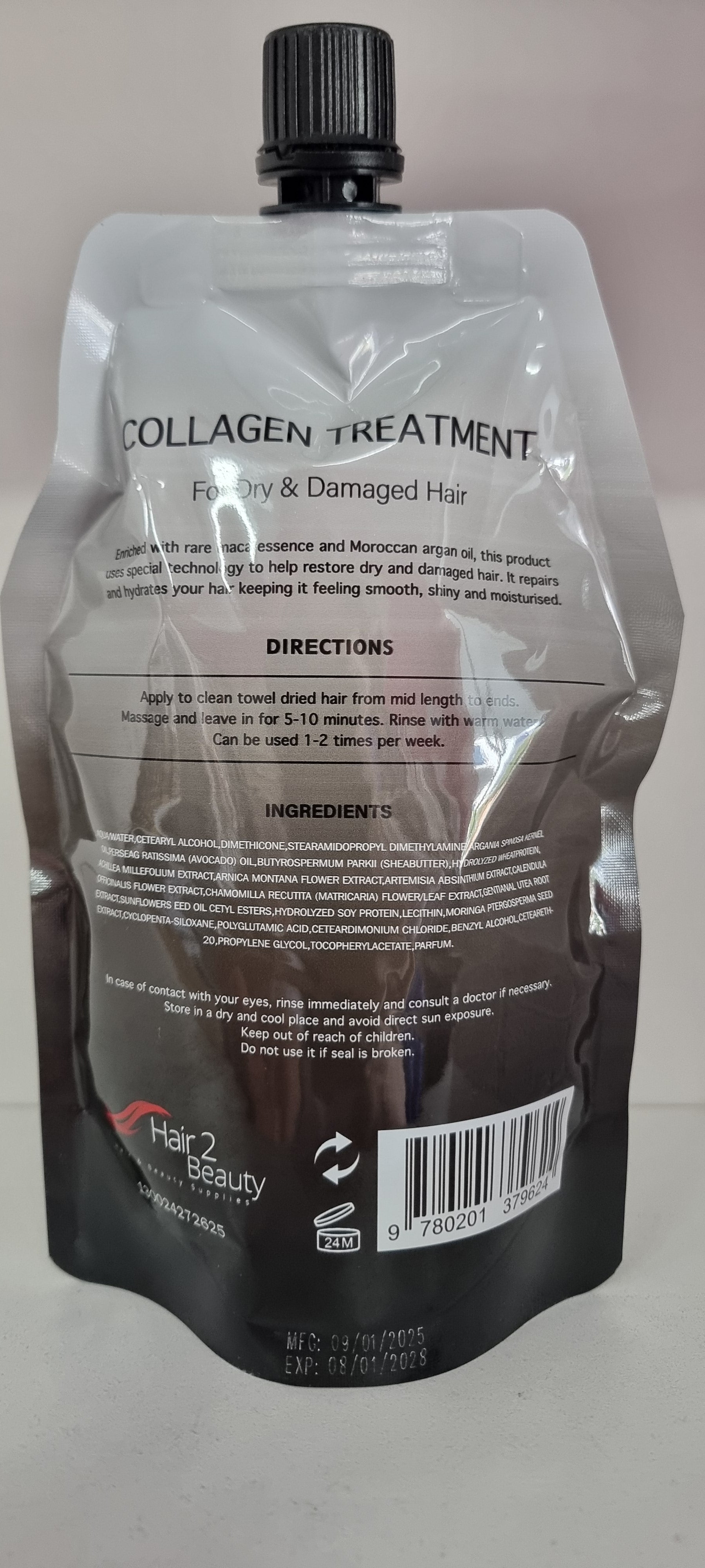 Hair 2 Beauty Collagen Treatment Soft Pack 500ml