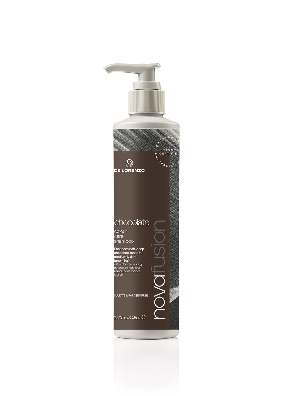 De Lorenzo Novafusion Colour Care Shampoo 250ml Chocolate