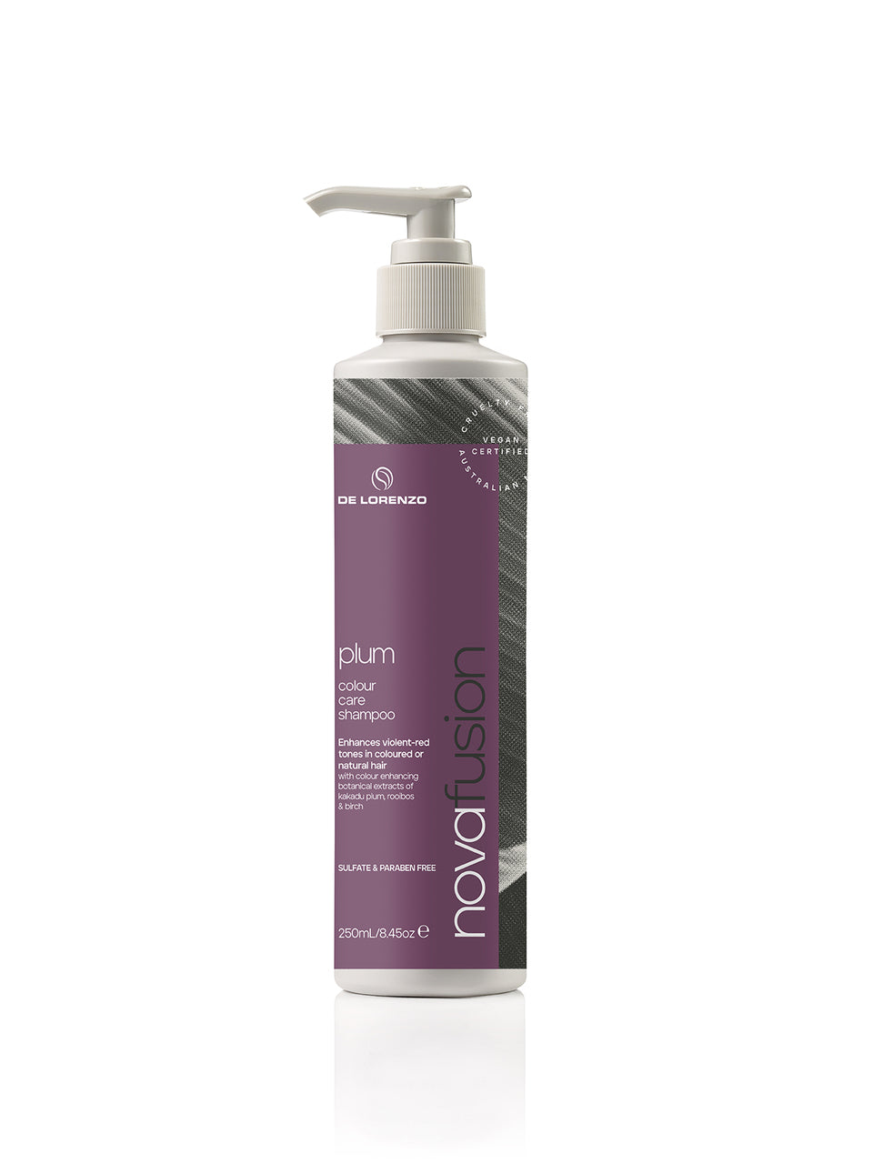 De Lorenzo Novafusion Colour Care Shampoo 250ml Plum