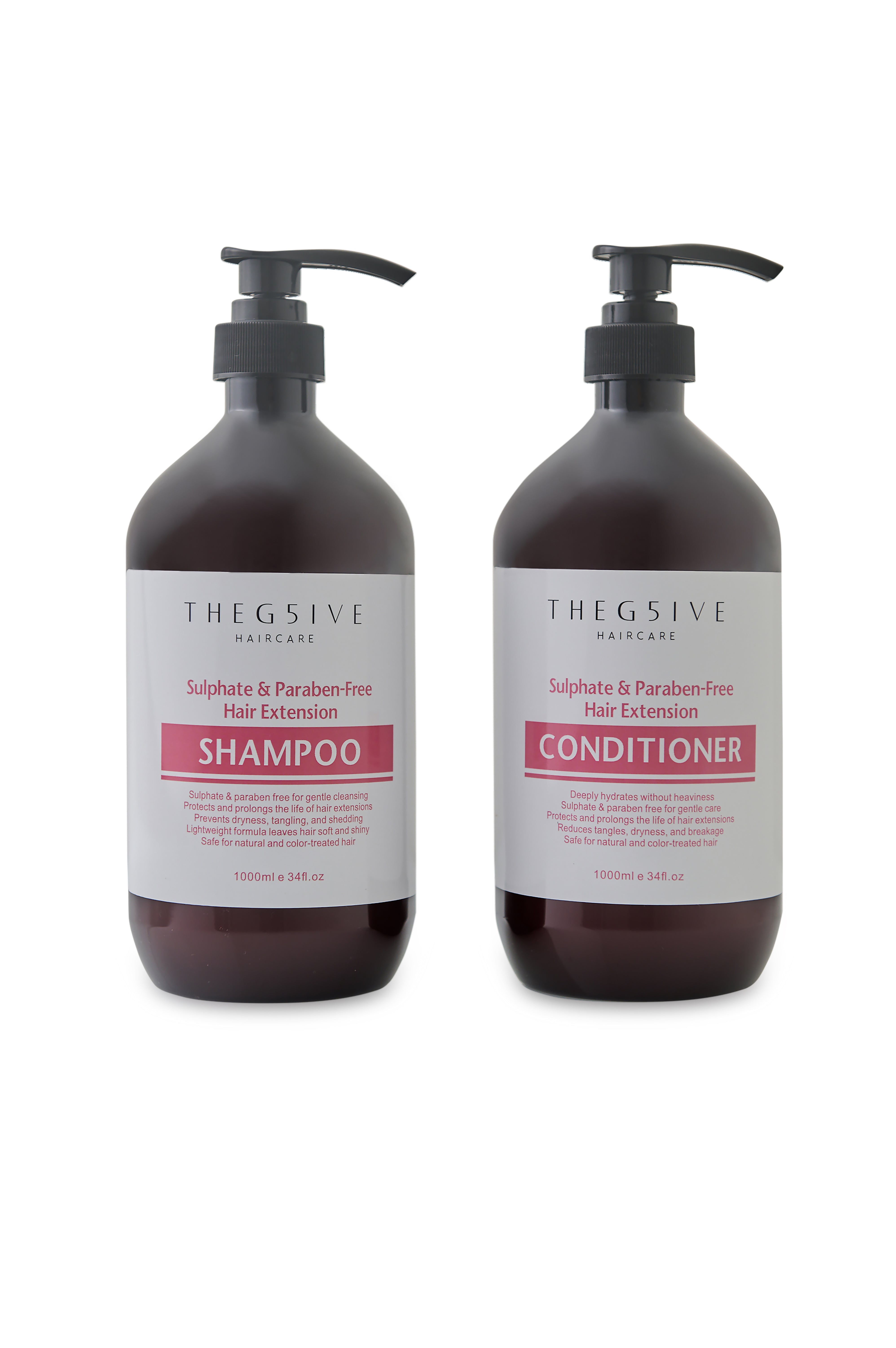 THE G5ive Hair Extension Shampoo & Conditioner 1000ml Duo