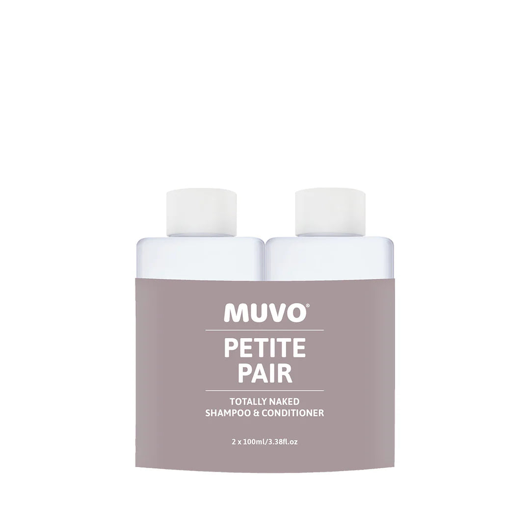 Muvo Totally Naked Shampoo and Conditioner 100ml Petite Pair