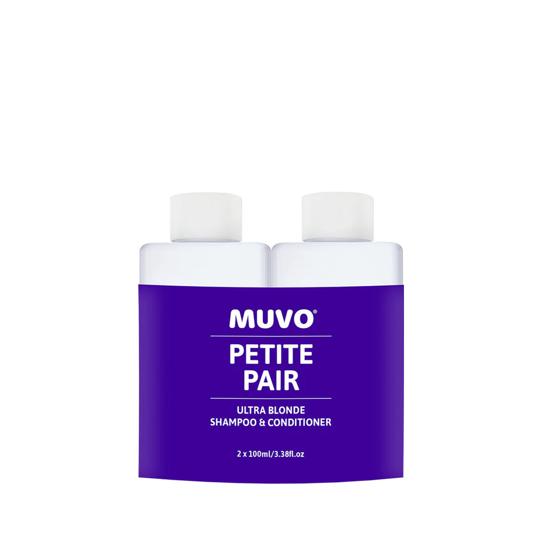 Muvo Ultra Blonde Shampoo and Conditioner 100ml Petite Pair