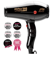 Parlux 385 Power Light Ceramic and Ionic Hair Dryer Black
