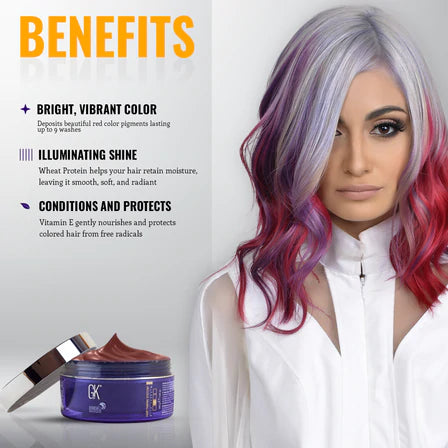 GK Hair Red Red Bombshell Masque 200g
